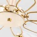 Lâmpada moderna decorativa de cristal de cristal lâmpada pendente lustre